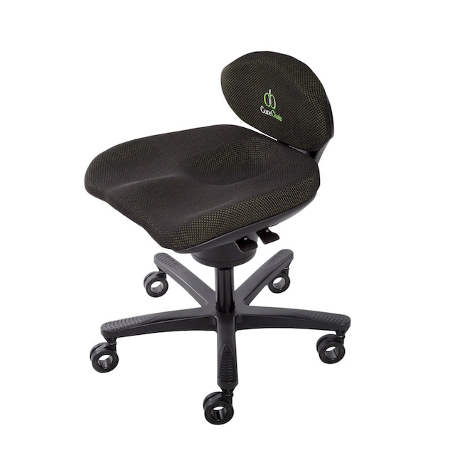 CoreChair Classic active sitting chair, three-quarter view