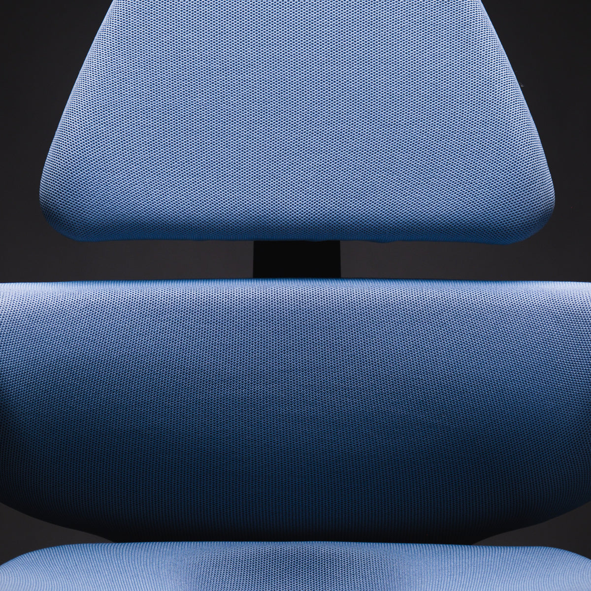 Close-up of the CoreChair Elite pelvic stabilizer and upper back pad