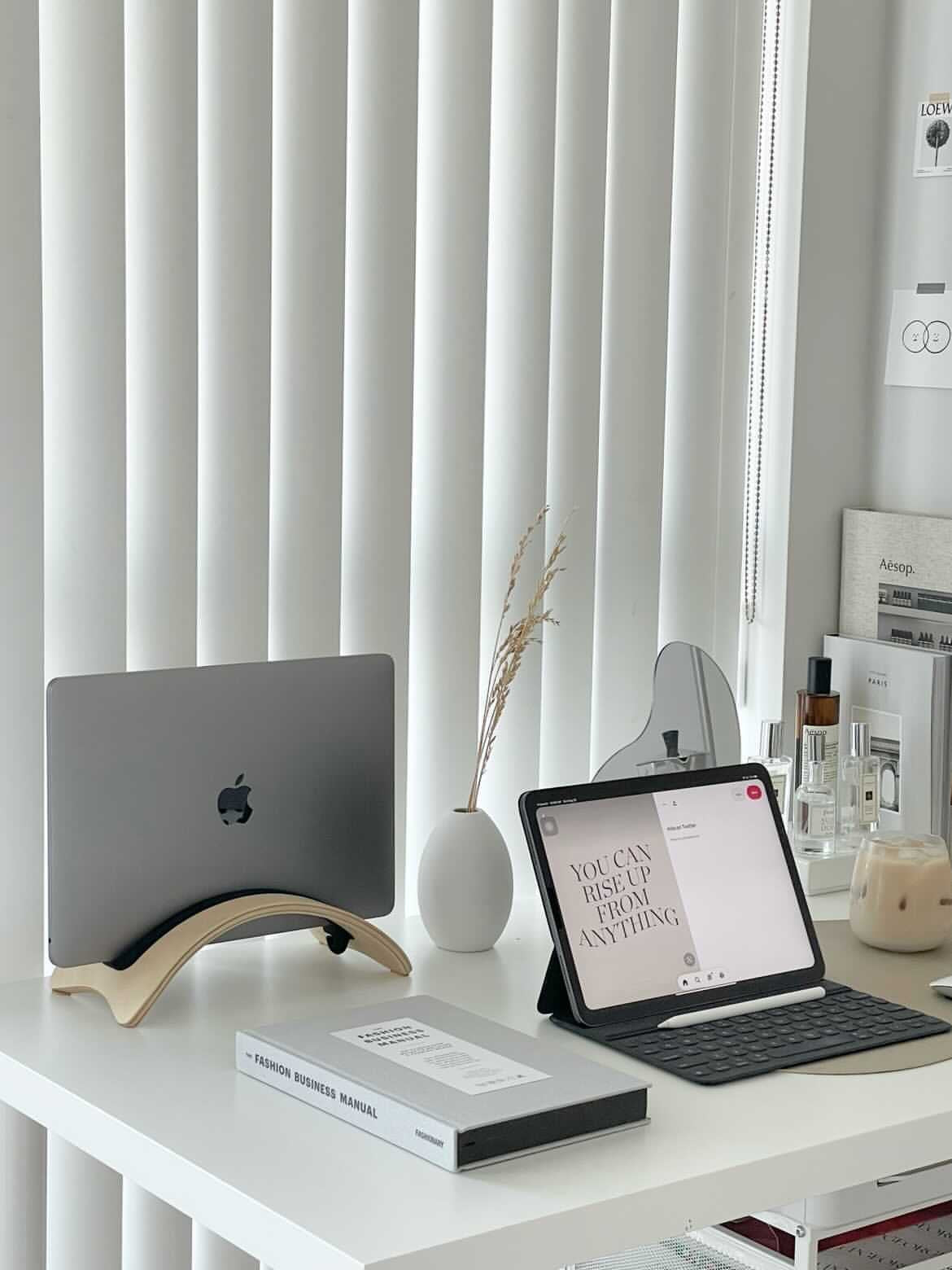 Enkel Birch Vertical Laptop Stand from Active Goods Canada