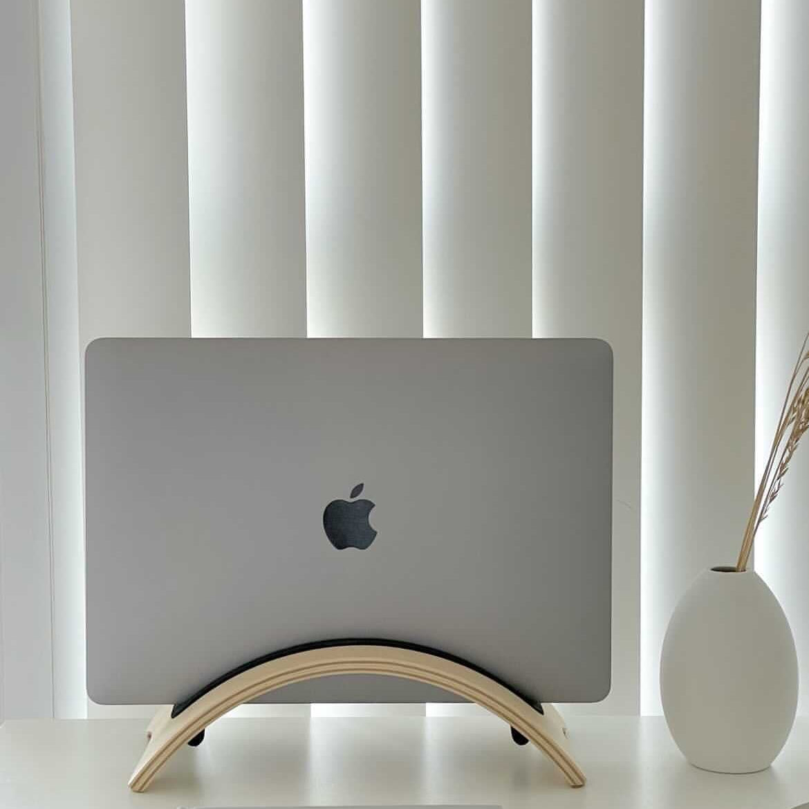 Enkel Birch Vertical Laptop Stand from Active Goods Canada