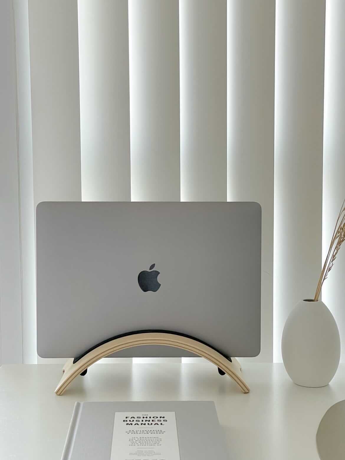 Enkel Birch Vertical Laptop Stand from Active Goods Canada