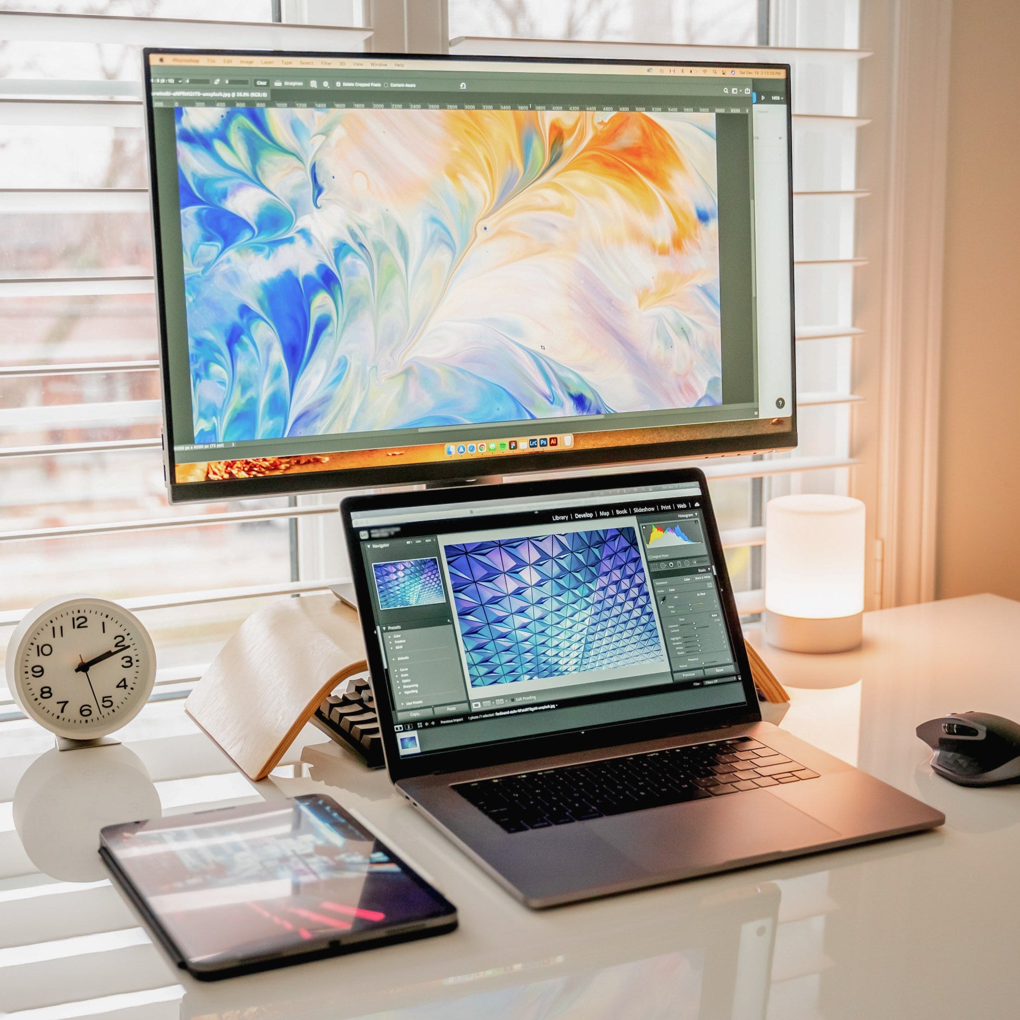 Enkel Ergonomic Birch Wood Monitor Stand from Active Goods Canada