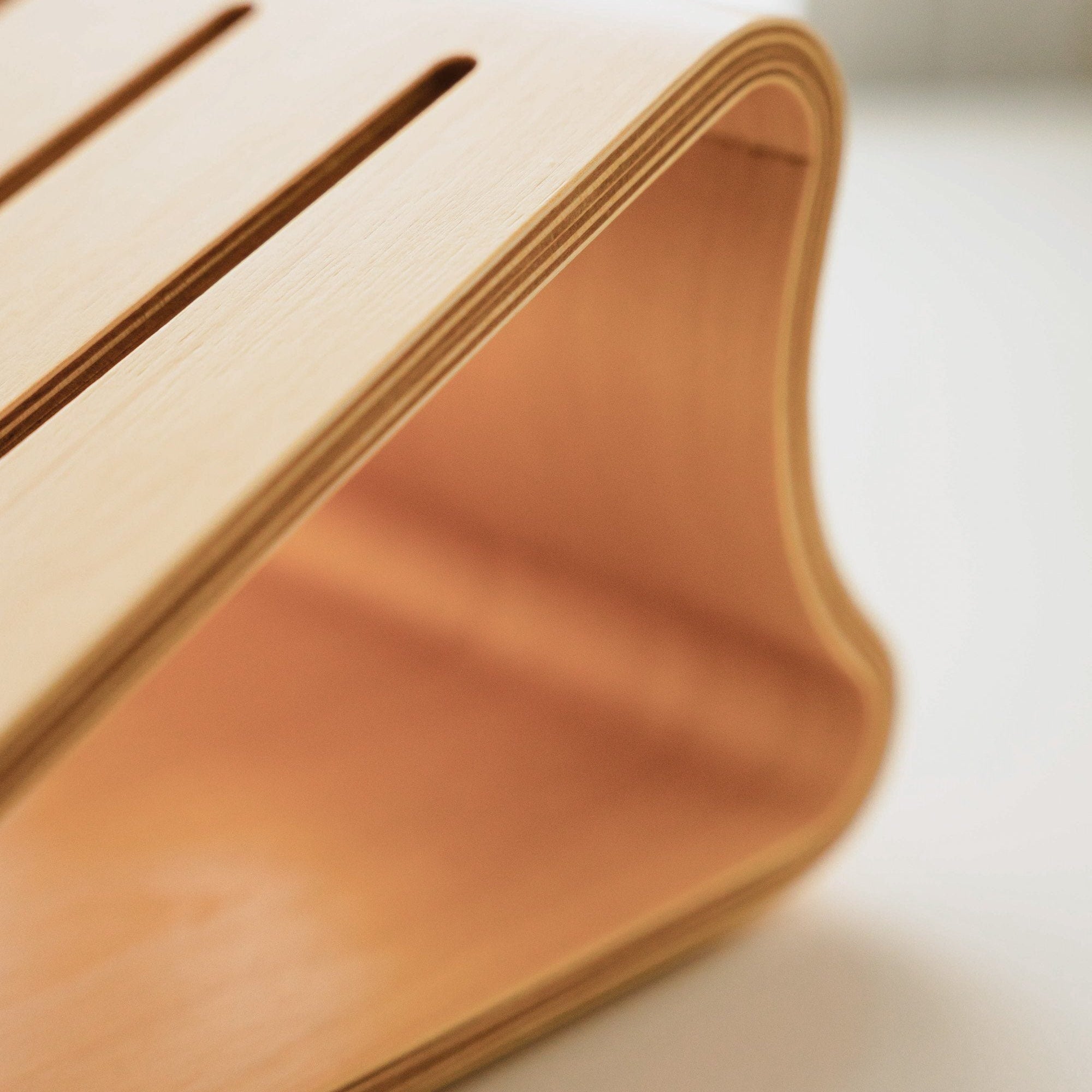 Enkel Ergonomic Birch Wood Laptop Stand from Active Goods Canada