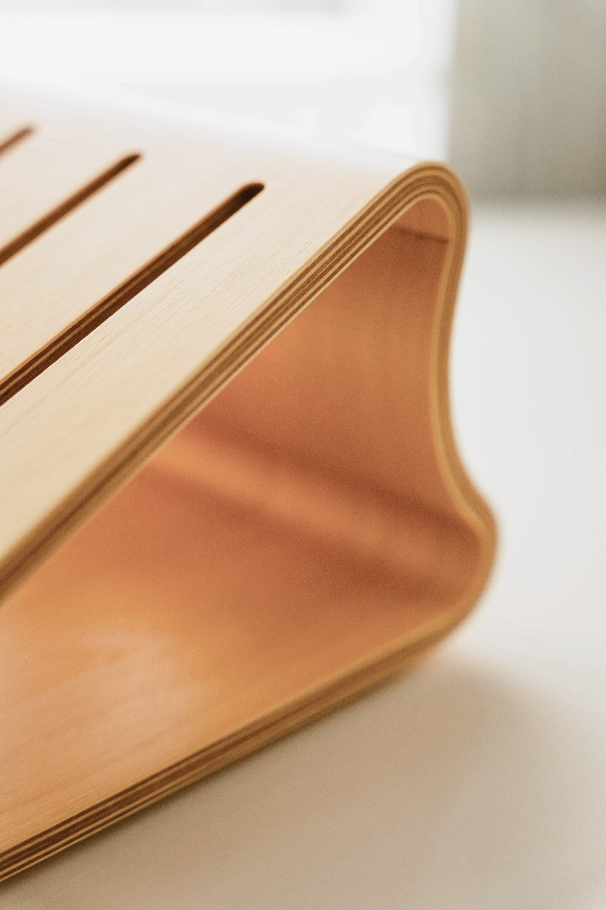 Enkel Ergonomic Birch Wood Laptop Stand from Active Goods Canada