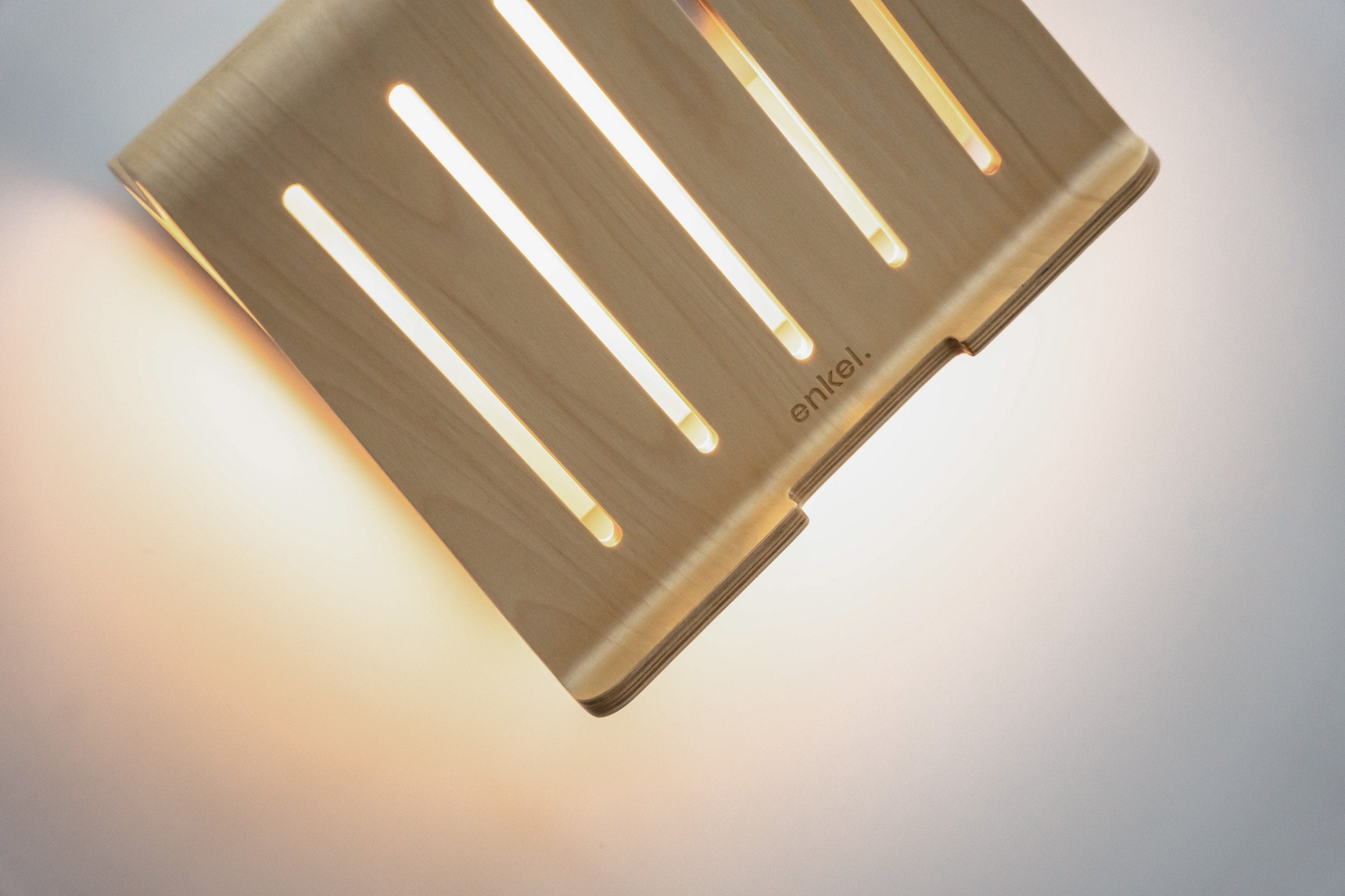 Enkel Ergonomic Birch Wood Laptop Stand from Active Goods Canada