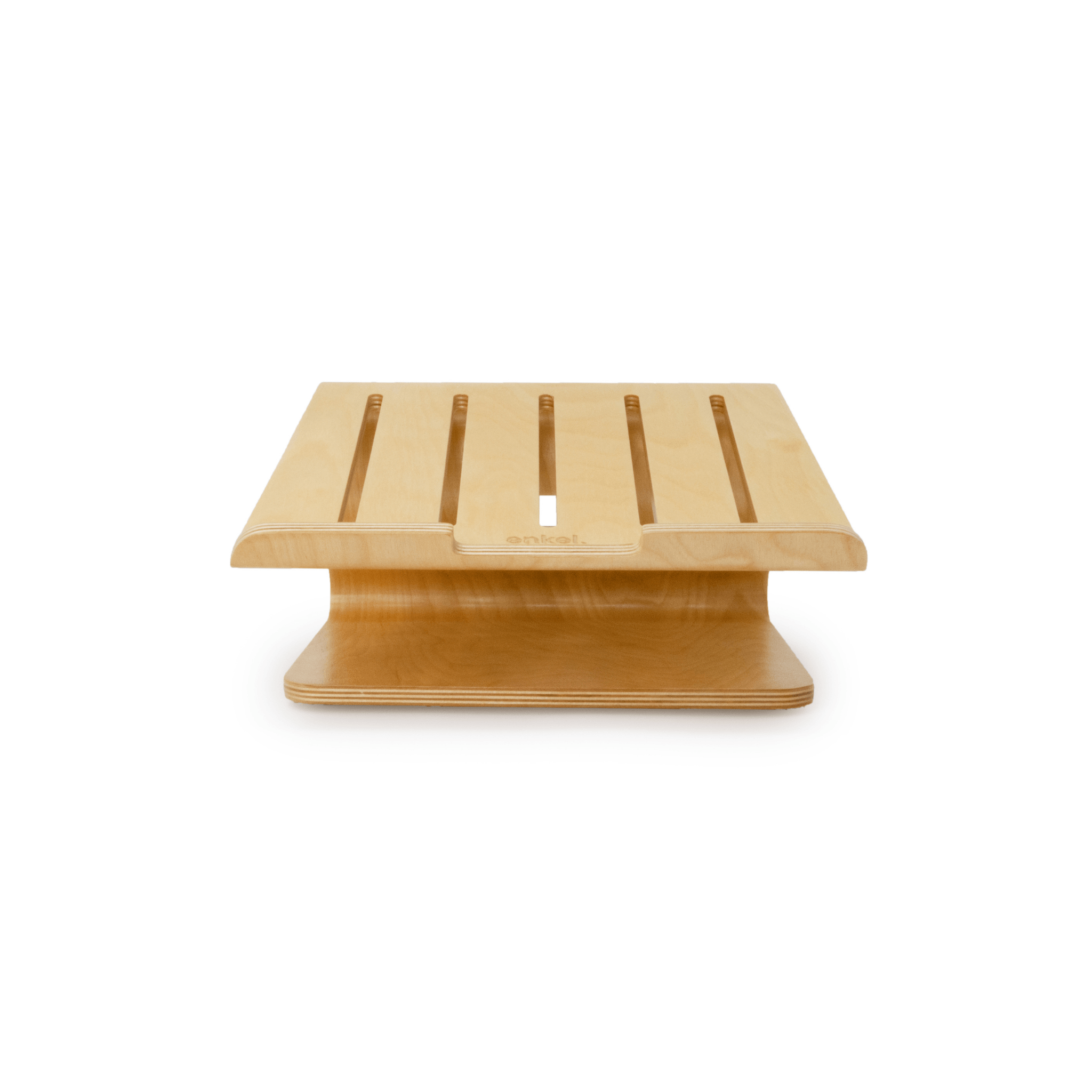 Enkel Ergonomic Birch Wood Laptop Stand from Active Goods Canada