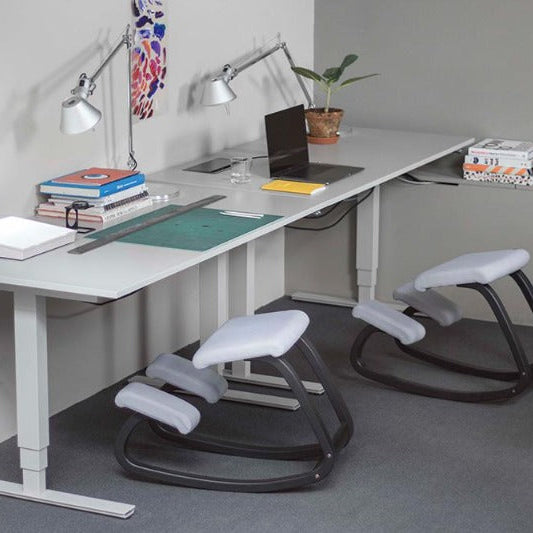 Varier Variable balans ergonomic Active Stool from Active Goods Canada grey