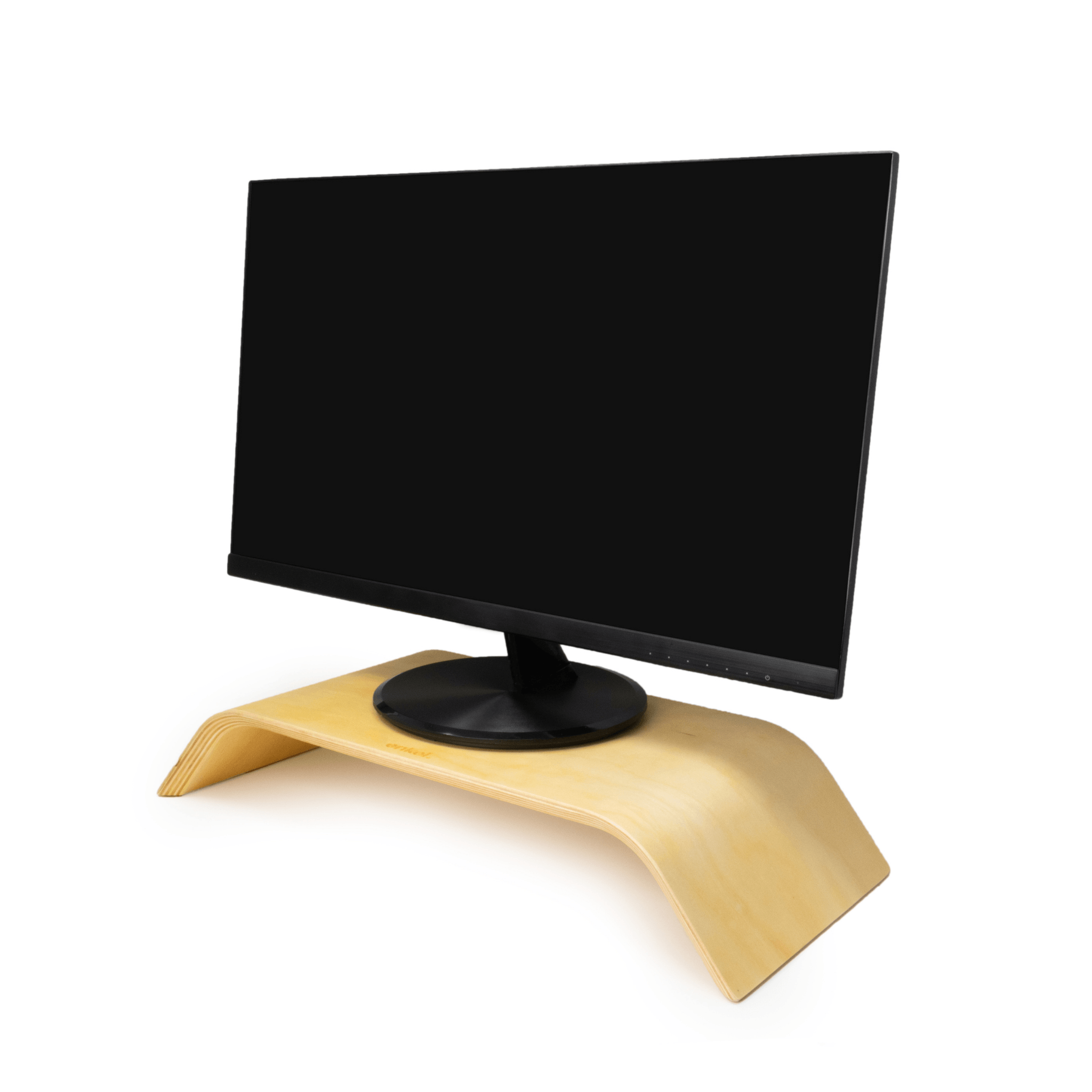 Enkel Ergonomic Birch Wood Monitor Stand from Active Goods Canada