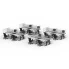 Luxor RECLAIM Acrylic Sneeze Guard Desk Divider from Active Goods Canada