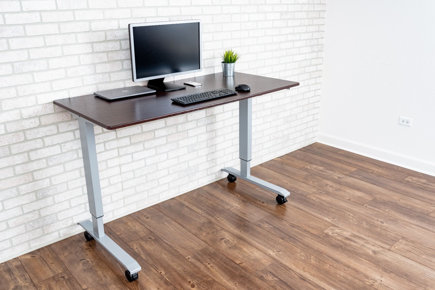 Luxor High Speed Crank Sit Stand Up Adjustable desk from Active Goods Canada