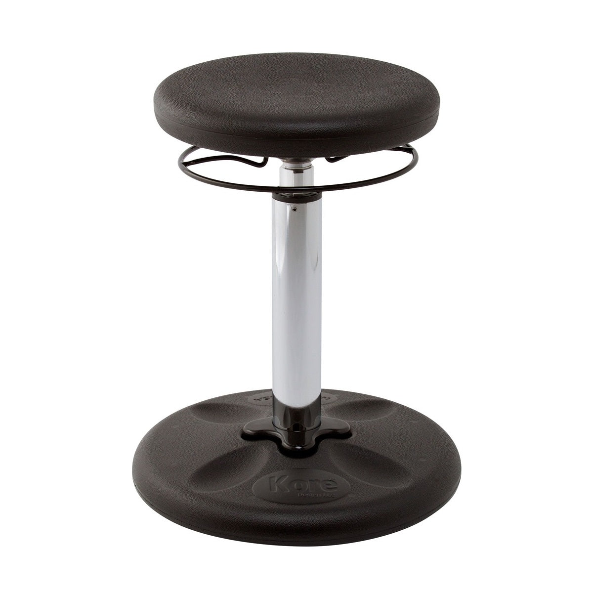 Kids Black Adjustable Tall Wobble Chair