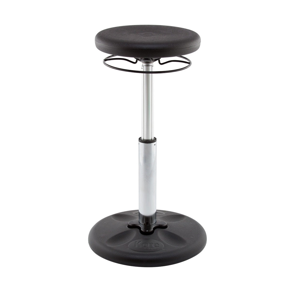 Kids Black Adjustable Tall Wobble Chair