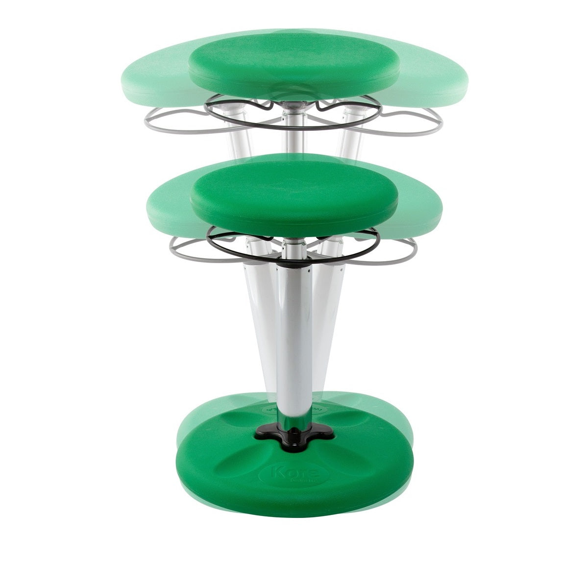 Kids Green Adjustable Tall Wobble Chair