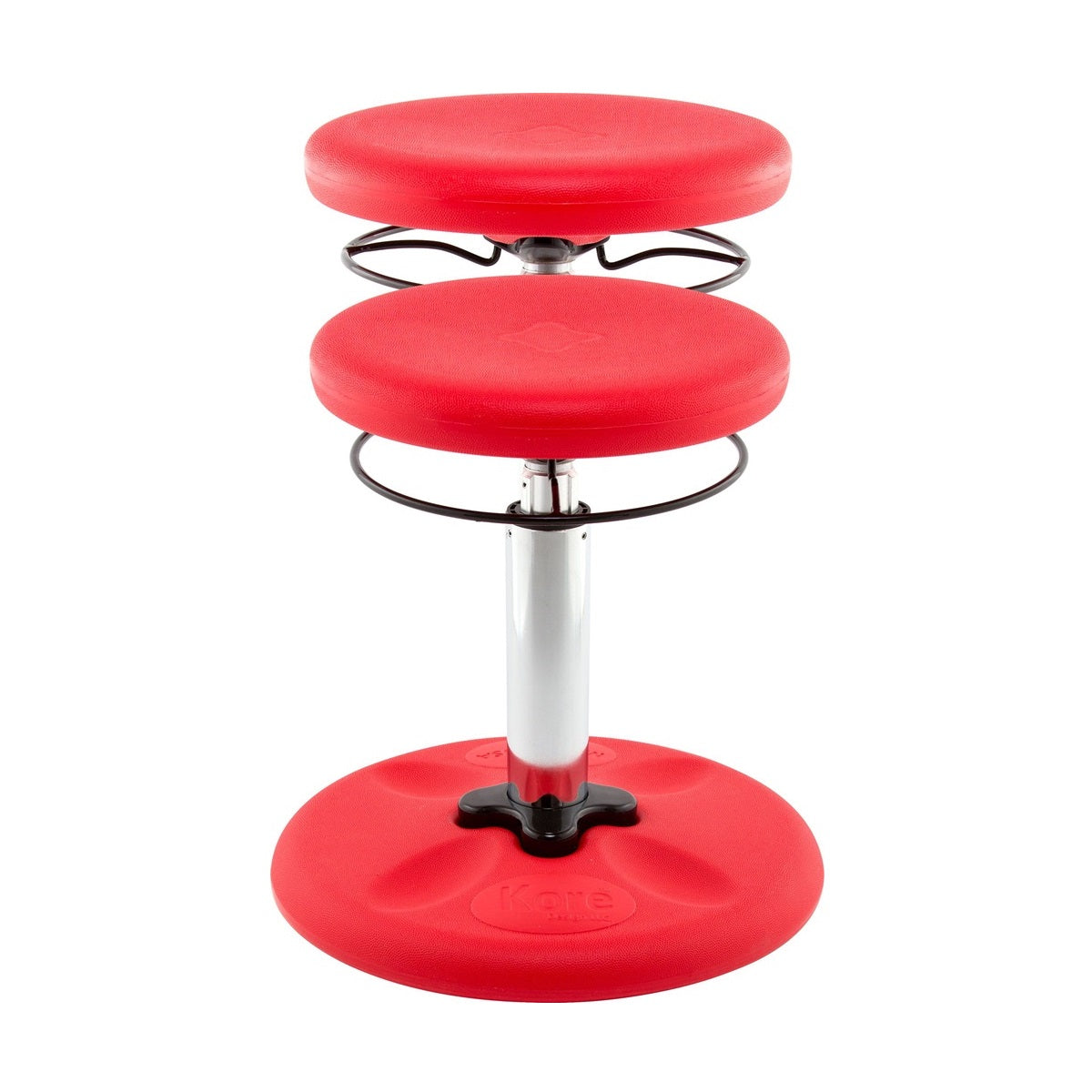 Kids Red Adjustable Standard Wobble Chair