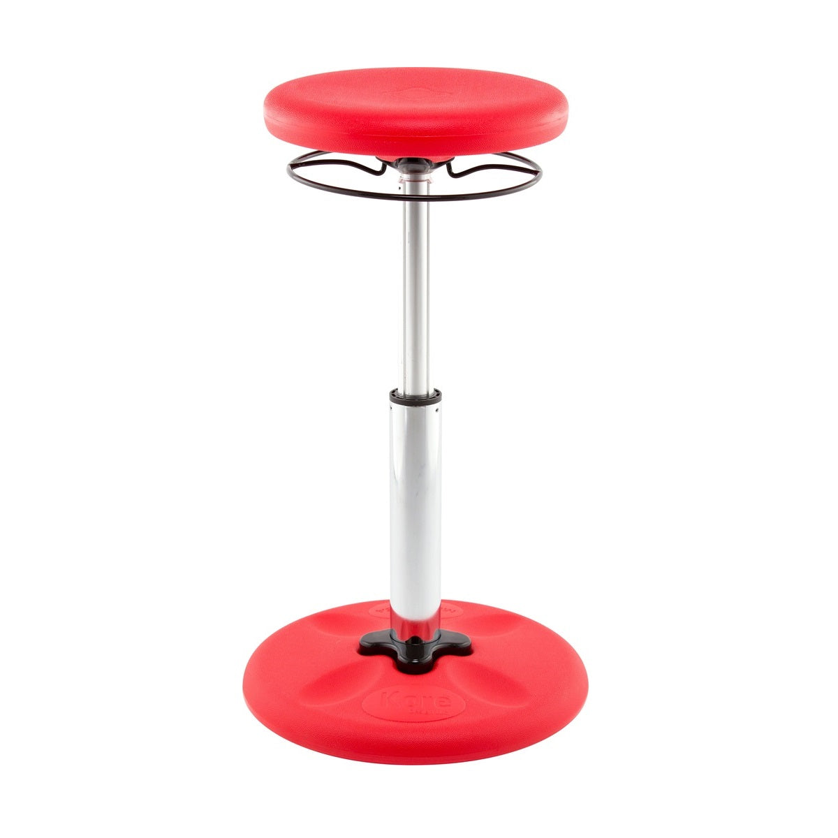 Kids Red Adjustable Tall Wobble Chair