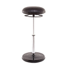 Office PLUS Sit-Stand Black Leather-Like Wobble Chair