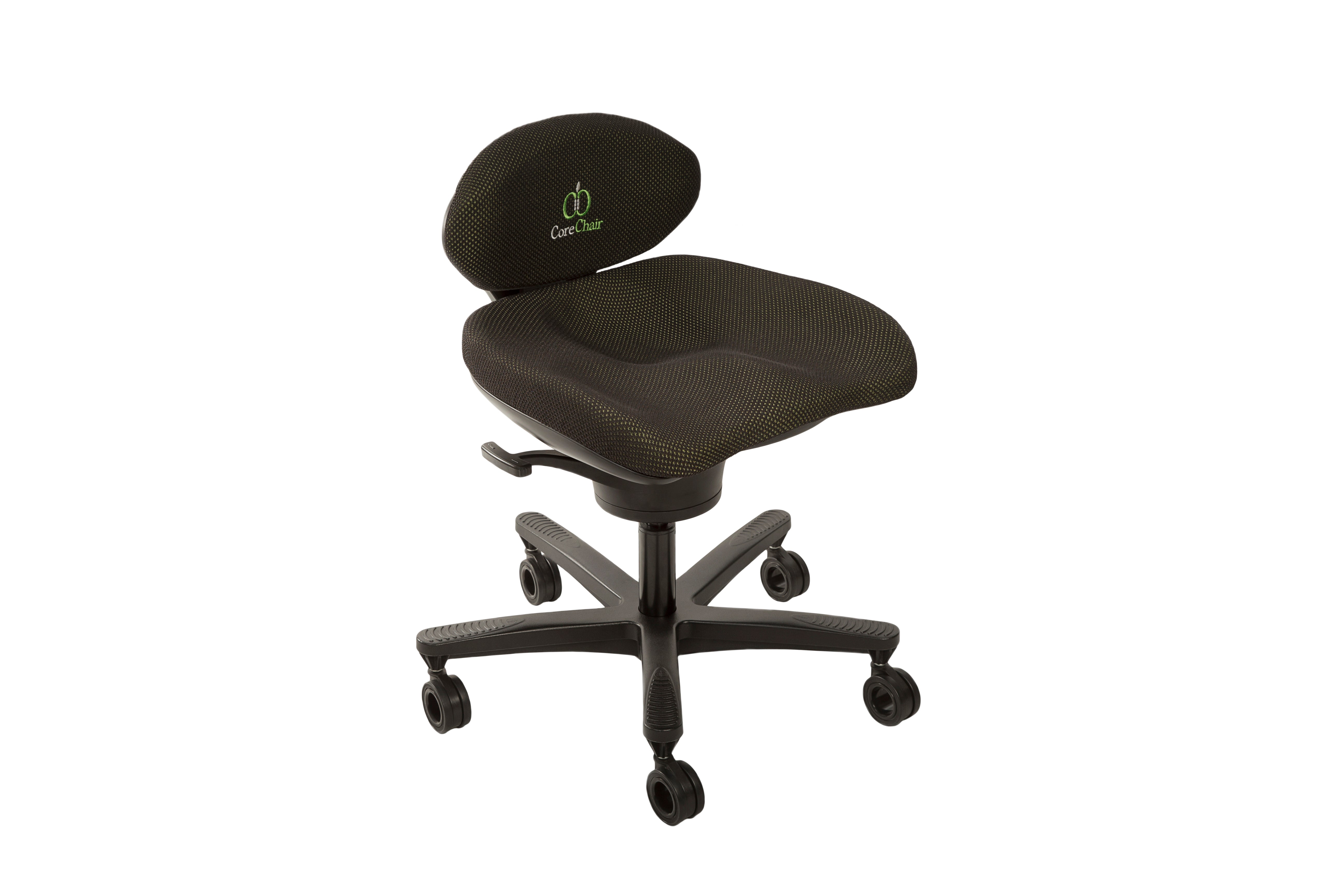 CoreChair Classic active sitting chair, right angle view