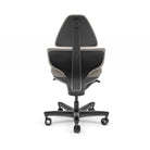 CoreChair Elite active sitting chair in Clay, rear view showing the Clever Spine back