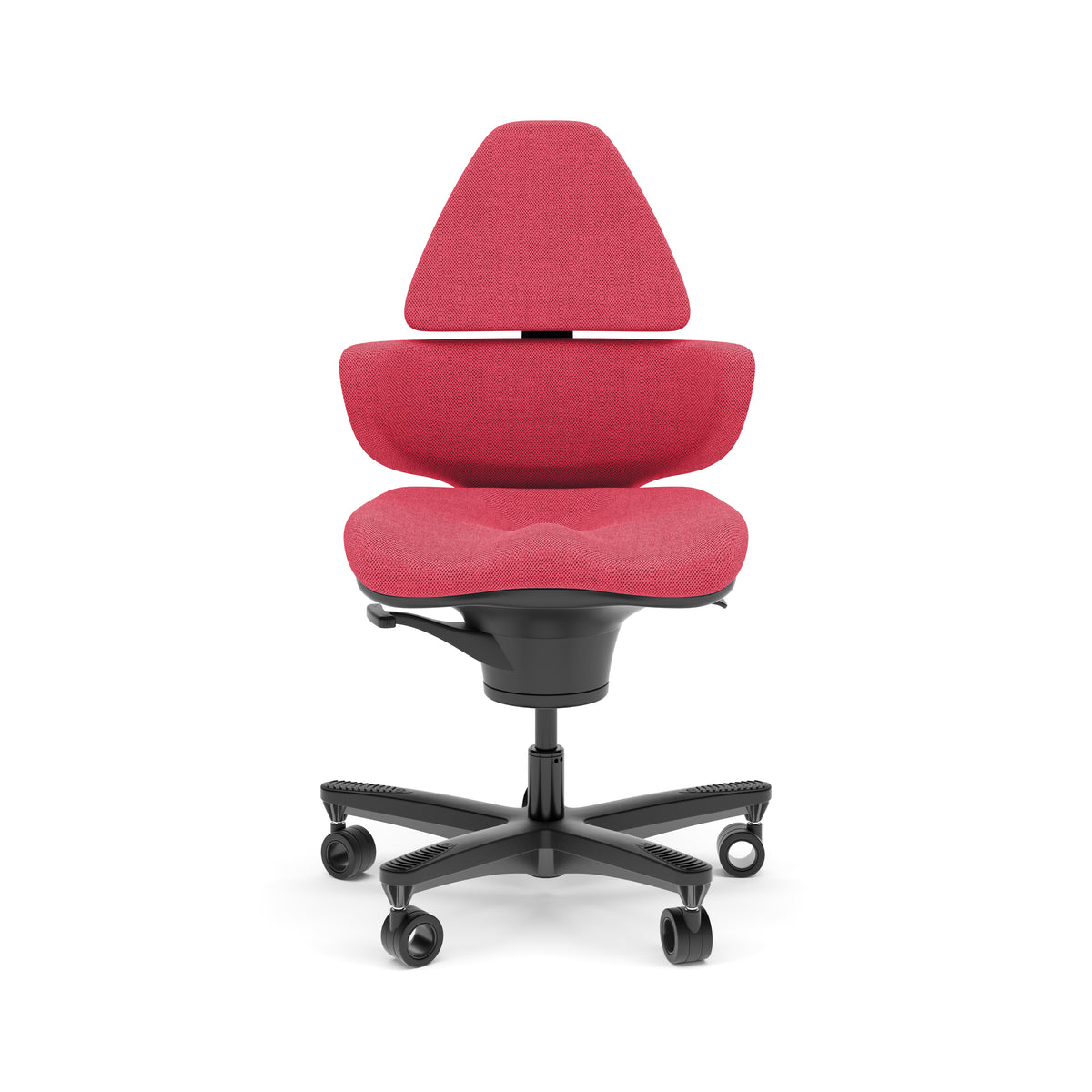 CoreChair Elite active sitting chair in Coral, front view