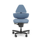 CoreChair Elite active sitting chair in Dusted Blue, front view