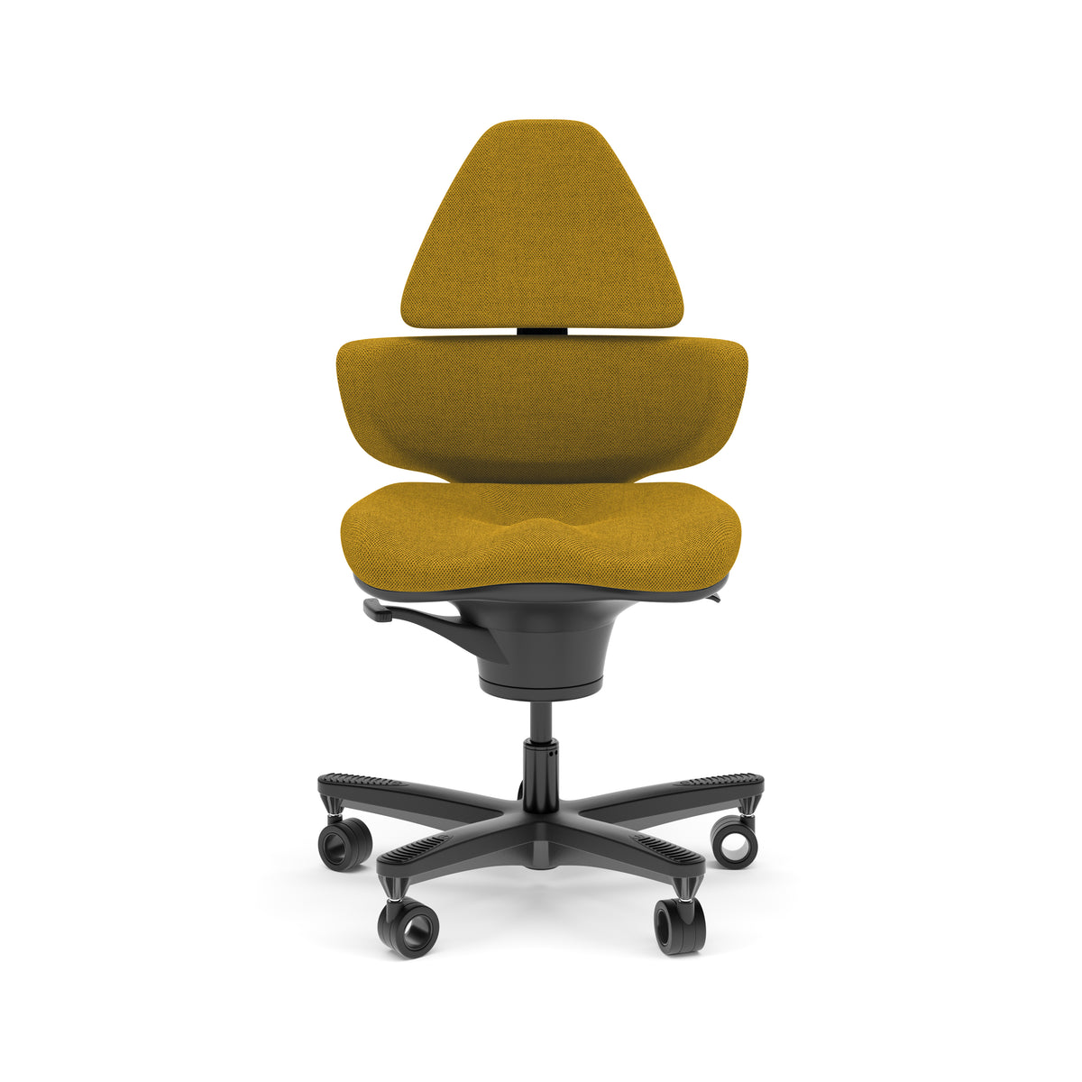 CoreChair Elite active sitting chair in Ochre, front view