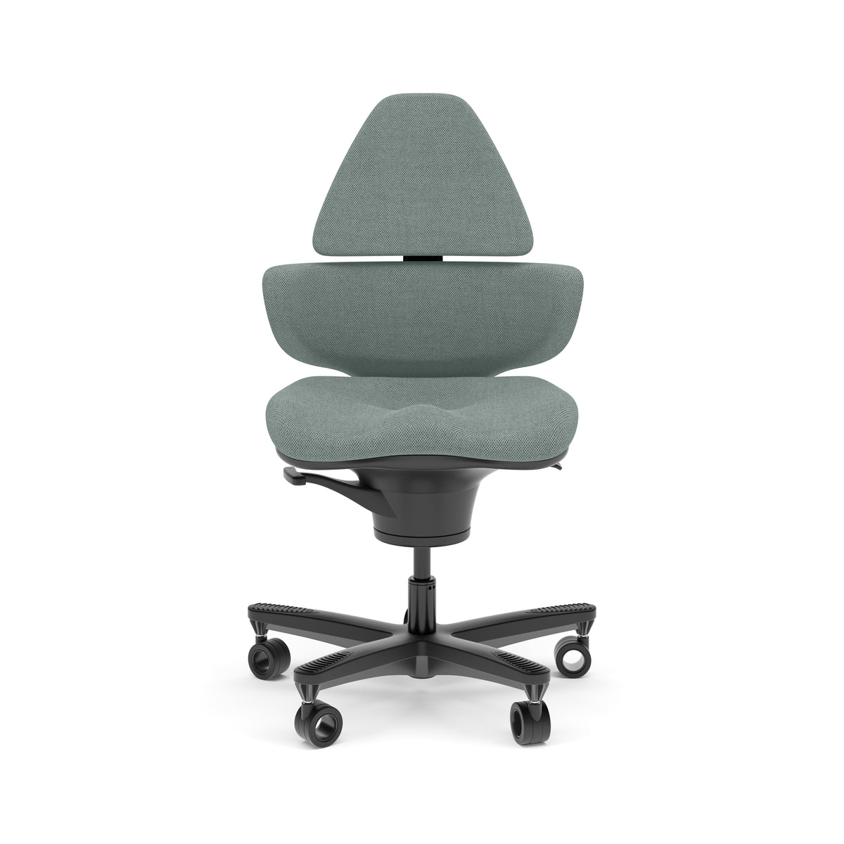 CoreChair Elite active sitting chair in Reed Green, front view