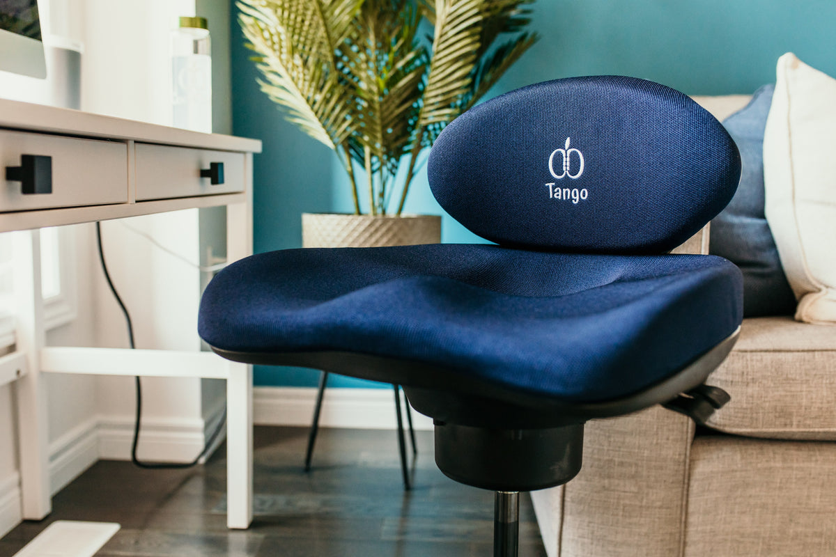 CoreChair Tango sculpted seat and pelvic support in Navy Blue