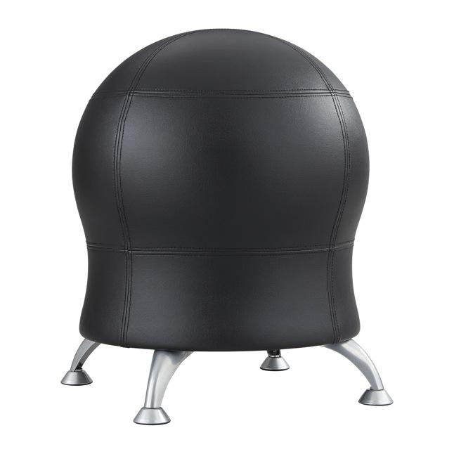 Focal Upright ergonomic Active ball chair from Active Goods Canada - black vinyl