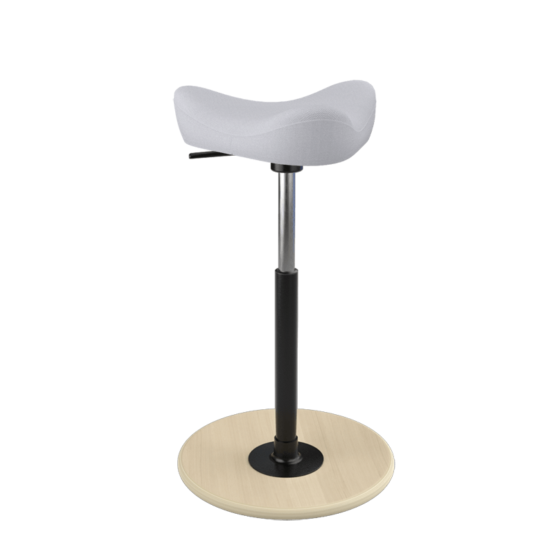 Varier Move Stool Small Revive Light Gray REV144 from Active Goods Canada