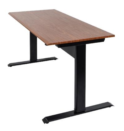 Luxor pneumatic adjustable height standing desk 48" from Active Goods Canada