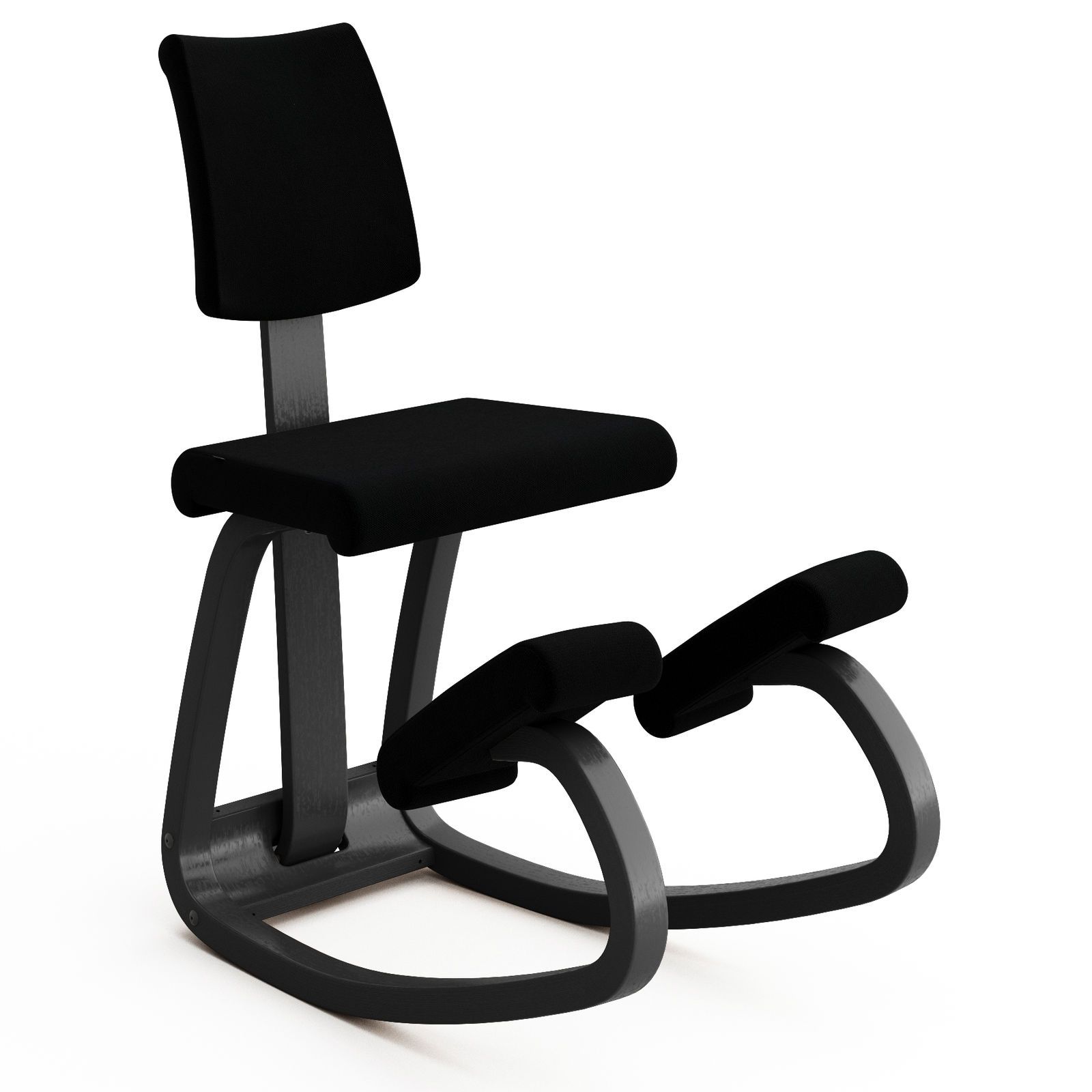 Varier Actulum Variable Plus balans chair from Active Goods Canada is an advanced balans with a fixed backrest with and upholstered cushion.