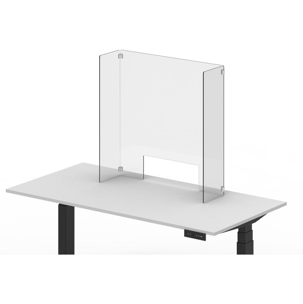 Luxor RECLAIM Acrylic Counter Sneeze Guard – Freestanding from Active Goods Canada