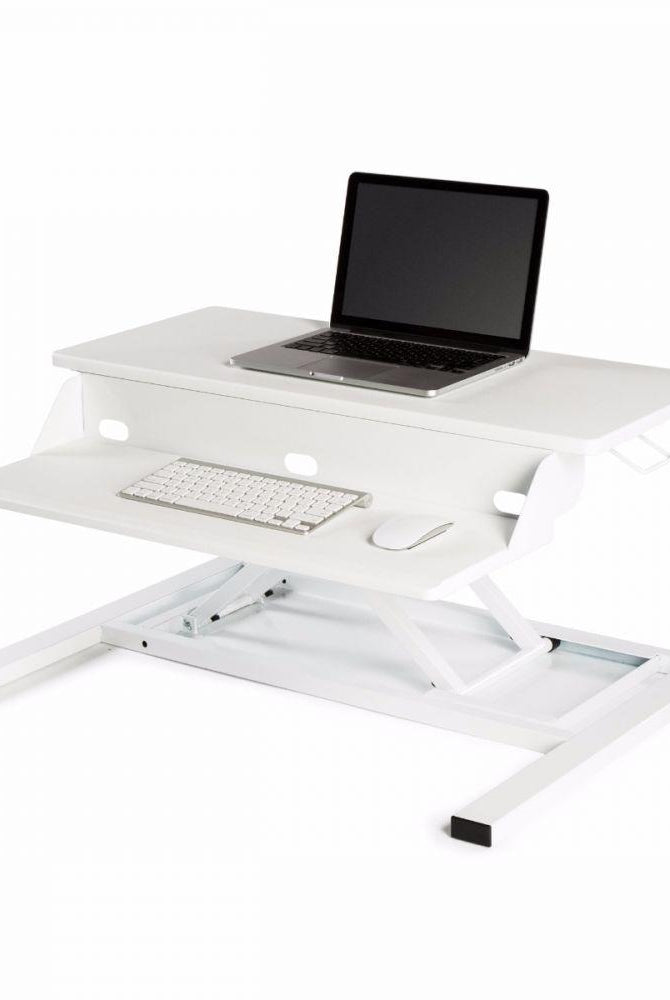 LUXOR Level Up 32 Pro Standing Desk Converter - White from Active Goods Canada