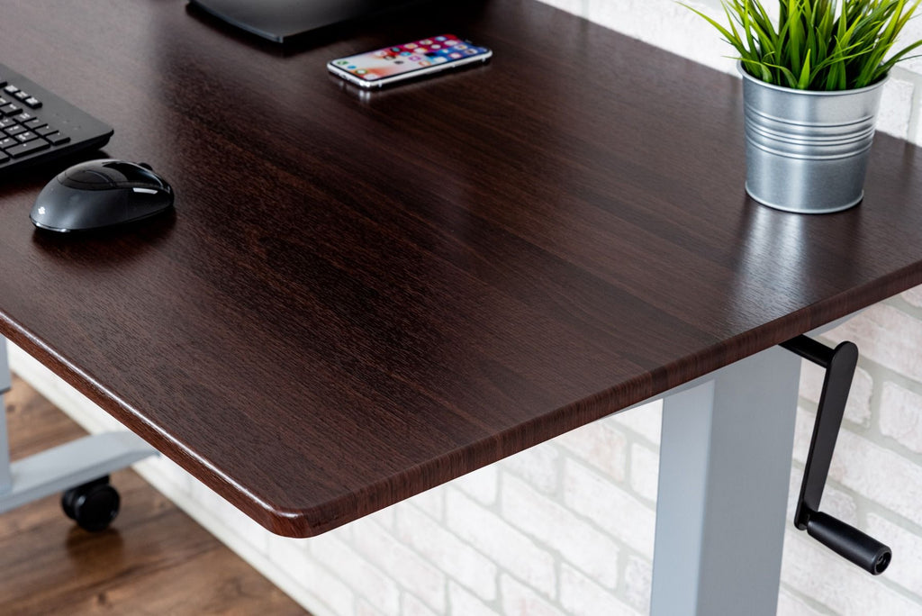 Luxor High Speed Crank Sit Stand Up Adjustable desk from Active Goods Canada